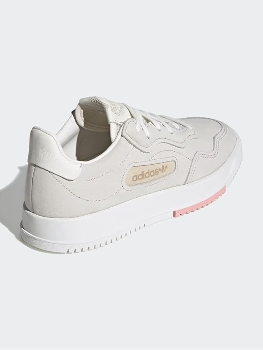 Adidas Originals SC Premiere Raw White & Pink accent sneaker shoes US 8